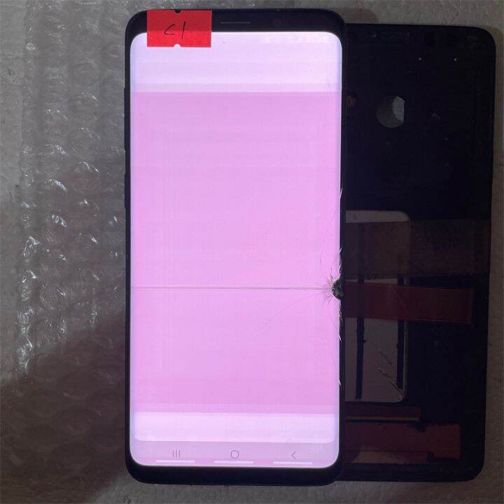 glass-broken-working-well-used-for-samsung-galaxy-s9plus-lcd-with-frame-touch-screen-touch-screen-assembly-g965-g965u-g965f