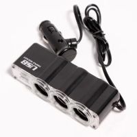 ✲┅ 12V/24V Car Cigarette Lighter Splitter Car Charger Car Power DC Outlet Adapter With USB Charging Port For Mobile Phone Game