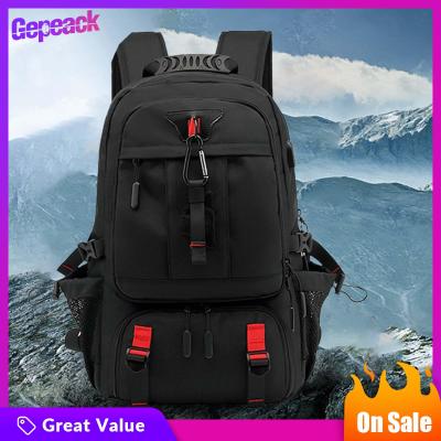 Gepeack กระเป๋าเป้สะพายหลังเดินป่า Tas Bahu Ransel แล็ปท็อปสำหรับตกปลากลางแจ้งการเดินทางระยะสั้น