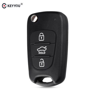 KEYYOU ปลอกกุญแจรถยนต์อัตโนมัติรีโมทพลิกพับได้สำหรับ Kia Rio 3 Picanto Ceed เซราโต้สปอร์ตเทจ K2 K3 K5 Soul สำหรับเคสกุญแจ Hyundai