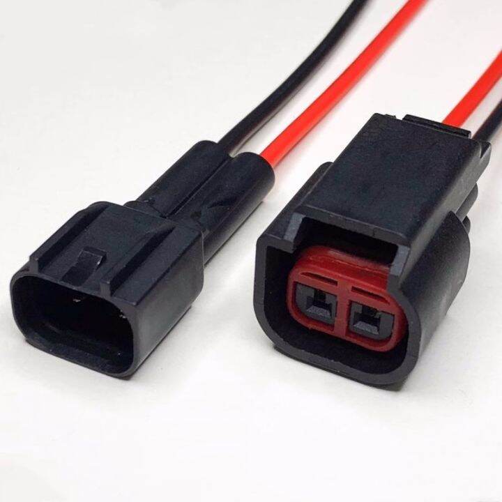 2Pin male female Car ignition coil connector wire harness For Ford ...