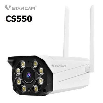 Vstarcam CS550 3MP 1296P กันน้ำกลางแจ้ง AI Humanoid Absent การตรวจจับกล้อง IP Bullet Home Security Smoke Alarm Baby Monitor