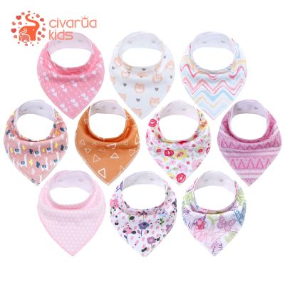 【CC】 Newborn Baby Bandana Drool Bibs for Drooling and Teething Cotton Soft Absorbent Hypoallergenic