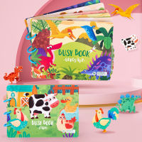 My First Busy Books Montessori Paste Quiet Book Baby Educational Books Velcro Activity Busy Board Alphabet Matching Puzzle Toys