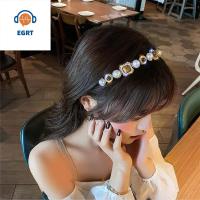 EGRT วินเทจ เรียบหรู ที่คาดผม อารมณ์ ไม่ลื่น มุก ผ้าพันหัวเกาหลี Hairbands บาโรก ห่วงผมผู้หญิง พลอยเทียม