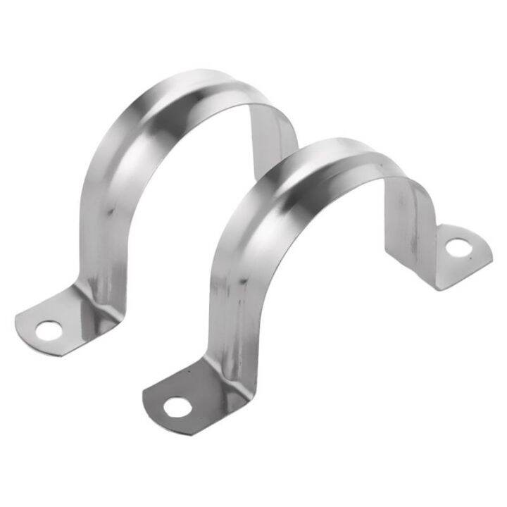 2 Stainless Steel Ushaped Pipe Clamps, Half Pipe for Pipe Fittings