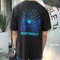 About Boy เสื้อoversize โอเวอร์ไซส์ สกรีน สไตล์เกาหลี NORTHWEST