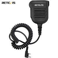 Retevis Walkie Talkies ไมโครโฟนลำโพง,2 Pin IP54กันน้ำลำโพง Mic สำหรับ Retevis RT3S RT50 RT81 RT86 RB20 RT22 RT21 RT19 H-777 RT68 Two Way Radios(1 Pack)