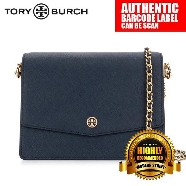 Authentic] TORY BURCH 46333 ROBINSON CONVERTIBLE SHOULDER/SLING BAG -  (Blue) | Lazada