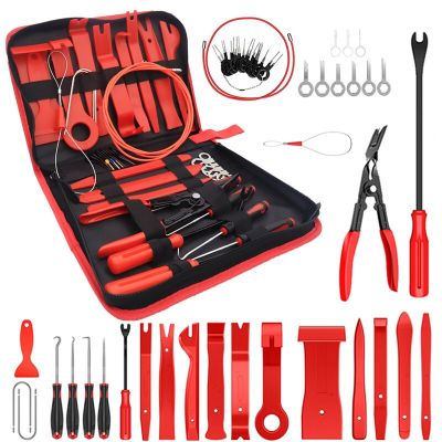 Auto Interior Disassembly Kit Car Plastic Trim Removal Tool Car Clips Puller Diy Panel Tools For Auto Trim Puller Set Door Hardware Locks
