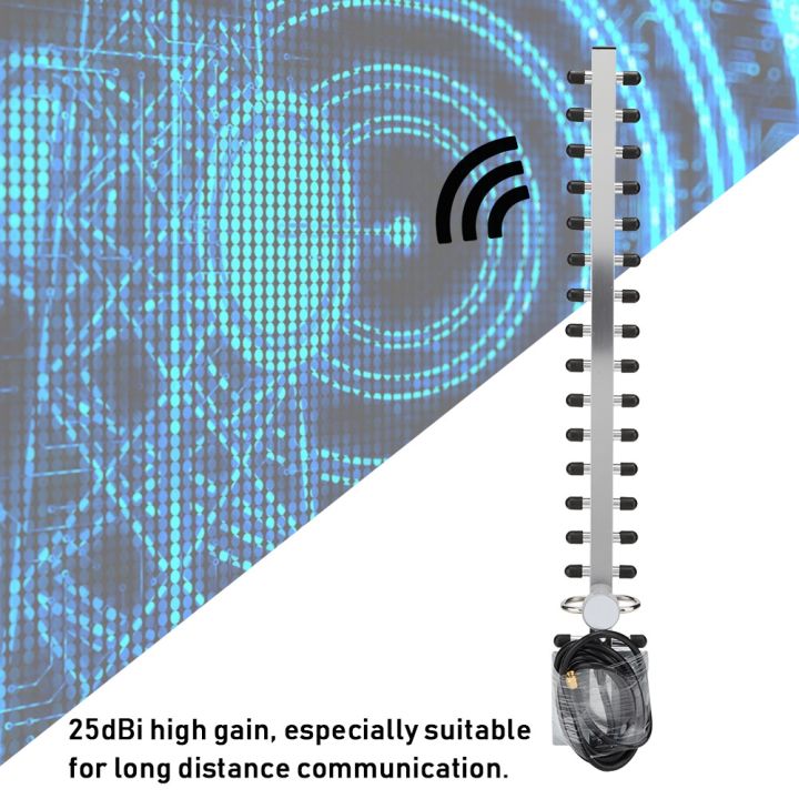 เสาอากาศ-2400-2500mhz-2-4g-25dbi-high-gain-wireless-router-การ์ดเครือข่าย-16-หน่วยทิศทางเสาอากาศ-yagi