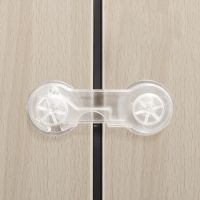 5pcs/set Child Safety Lock Baby Drawer Lock Baby Safety Home Child Protection Cabinet Anti-pinch Refrigerator Lock Buckle