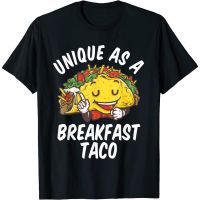 ที่ไม่ซ้ำกันเป็นอาหารเช้า Taco Kawaii Taco T O-คอผ้าฝ้าย T เสื้อผู้ชายลำลองแขนสั้น Tees Tops Harajuku Streetwear คุณภาพสูง