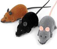 CARTOYS 1PCS3สีหนูของเล่นตลกไร้สายรีโมทคอนโทรลของเล่นสัตว์เลี้ยงตอบโต้ได้ Pluch Mouse RC Electronic หนูของเล่นสำหรับเด็กของขวัญ