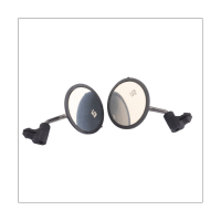 Rearview Mirror Rear View Lens Rearview Mirror for LDRC LD-P06 LD P06 Unimog 1/12 Upgrade Parts Accessories