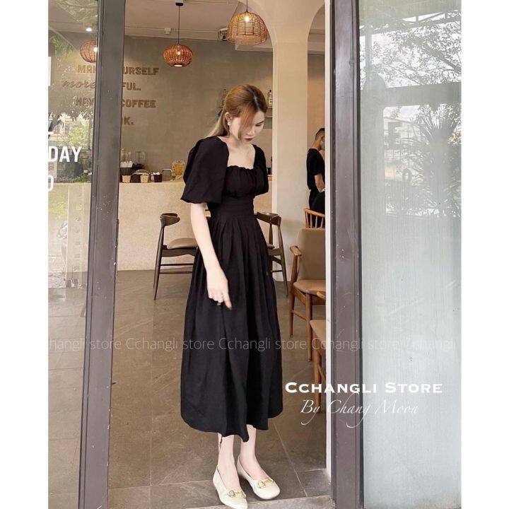 cute-long-sleeve-midi-dress-smooth-linen-guangzhou