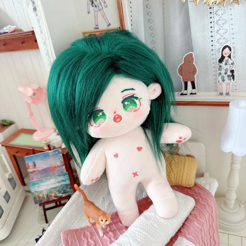 20cm Have a bone Cute Doll Green Hair Green Eyes Doll Shownu Hyung ...