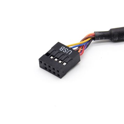 ”【；【-= 9Pin Male To 20Pin Header Female Cable USB2 0 To USB3 0 PC Computer Motherboard Adapter Cord