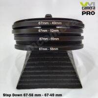 Step ring Down 67-58 mm - 67-49 mm / แหวนแปลงขนาดหน้าเลนส์