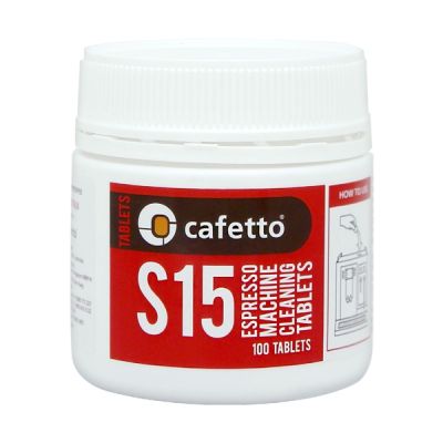 Cafetto S15 High Performance Espresso Machine Cleaning Tablets (100 Count Tablets Jar)