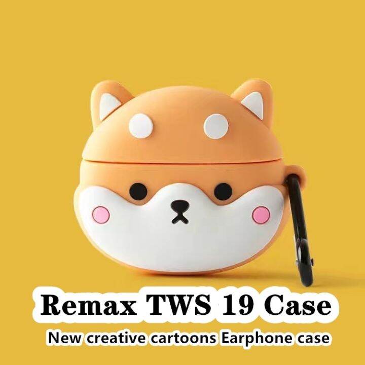 พร้อมส่งสําหรับ-remax-tws-19-ใหม่-ตลก-การ์ตูน-สําหรับ-remax-tws-19-เคสนิ่ม-หูฟัง-เคส