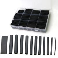 ♛℡ 127/150/170/650Pcs Heat Shrink Sleeving Tube Assortment Kit Electrical Connection Wire Wrap Cable Waterproof Shrinkage 2:1