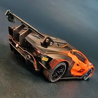 1:24 Essenza SCV12 Alloy Sports Car Model Diecasts Metal Toy Vehicles Car Model Collection Simulation Sound Light Childrens Gift