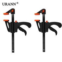 1Pcs 4/6/8 Inch Quick Ratchet F Clamp Heavy Duty Wood Working Work Bar Clamp Clip Kit Woodworking Reverse clamping Tool Clips Pins Tacks