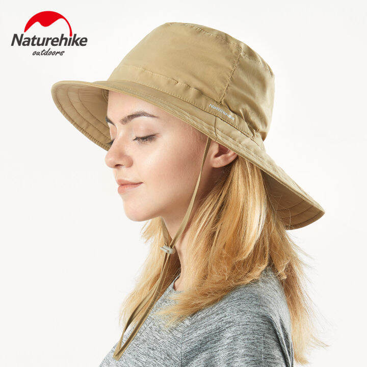 Naturehike หมวกกันแดดสำหรับทุกเพศ,หมวกกันแสงแดดแบบพับได้ระบายอากาศได้ดี