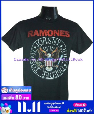 เสื้อวง RAMONES ราโมนส์ ไซส์ยุโรป เสื้อยืดวงดนตรีร็อค เสื้อร็อค  RMN1788 ราคาคนไทย