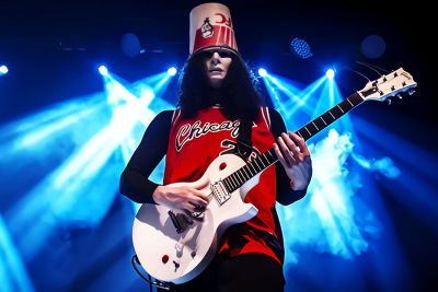 โปสเตอร์วง Buckethead บัคเก็ตเฮด Music Poster รูปภาพ ของขวัญ ของสะสม แต่งบ้าน ของแต่งห้อง โปสเตอร์ขนาดใหญ่ โปสเตอร์แต่งห้อง โปสเตอร์ติดผนัง 77poster