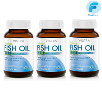 (แพ็ค 3ขวด)  SALMON FISH OIL - วิสทร้า น้ำมันปลาเซลมอน (75 เม็ด/ขวด) VALUE PACK[FRC]