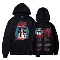 Singer Lana Del Rey Hoodie Lust for Life Tour Music Album Men Hooded Sweatshirts Male Streetwear Vintage Pullover Unisex Size XS-4XL