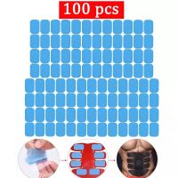 100Pcs Replacement Massager Gel Patch Fitness Gel Stickers Hydrogel Pad For EMS Muscle Training Massager ABS Abdominal Trainer