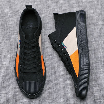 2022 nd New Mens Vulcanized Canvas Boots Mixed Colors Designer High Top Shoes Autumn New British Lace-up Boots Bd21266