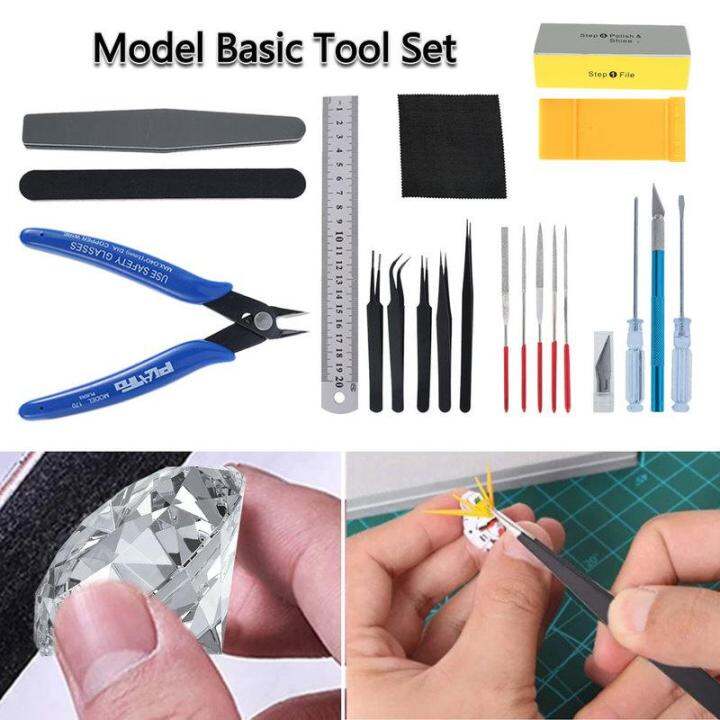 Basic Practical Model Tools Set Pliers Cutting Mat Modeler Hobby