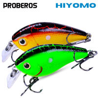 PROBEROS 1ชิ้นดำน้ำลึกมินิ Crankbait เหยื่อตกปลาเหยื่อ5.5เซนติเมตร6กรัมลอยสร้อยล่อปลาคาร์พเบสหอกตกปลารอก DW405