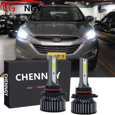 New ชุดหลอดไฟหน้าฮาโลเจน LED 6000K 6000K แบบเปลี่ยน สําหรับ Hyundai Tucson (LM) 2010-2015 2012 2013