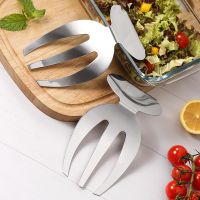 New Product Salad Fork Stainless Steel Cutlery Set Kitchen Ware Cooking Tools Non-Stick Stirring Salad Server Kitchen Tools Accessories