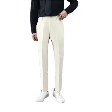 Shop Korean Leg Cropped Trousers For Men with great discounts and
