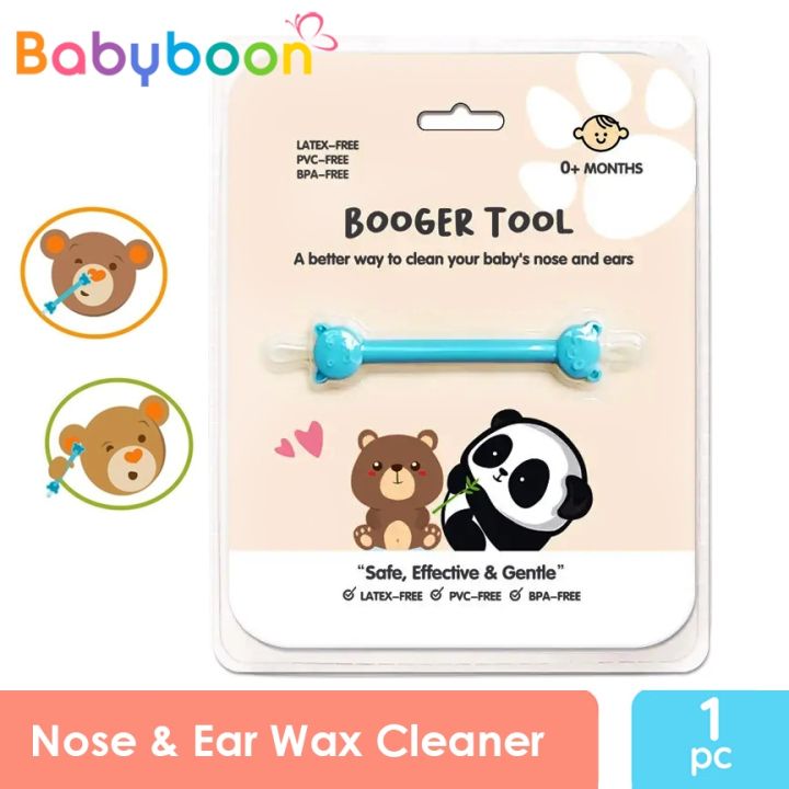 Oogiebear Baby Nose Cleaner and Ear Wax Removal Tool with LED Light for Newborns