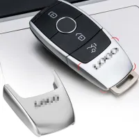 Silver Car Key โลหะอัตโนมัติสำหรับ AMG Mercedes W213 W212 W211 W210 W202 W203 W204 W205 W206 W207 C180 C200 E300