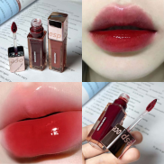 Pinkyfocus Son môi gương trong suốt son bóng đèn nước bền lâu dưỡng ẩm làm