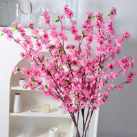 【CC】 Artificial Plum Branch Silk Wedding Decoration Plastic Bouquet