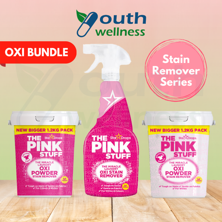 [OXI Bundle] The Pink Stuff OXI Stain Remover for Laundry Lazada