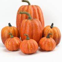 7PCS Simulation Pumpkin Model Fake Vegetable Halloween DIY Craft Home Birthday Party Wedding Decoration