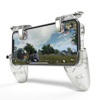 ตัวควบคุมเกม Gamepad สำหรับ PUBG L1R1 Shooter Trigger ปุ่มไฟจอยสติ๊กสำหรับ iPhone Android โทรศัพท์มือถือ