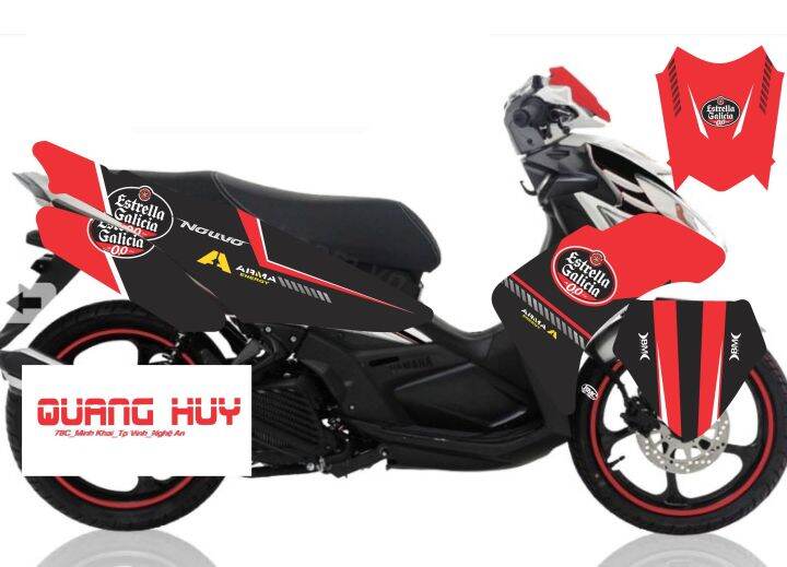 Sơn xe Nouvo SX RC màu trắng zin cực đẹp