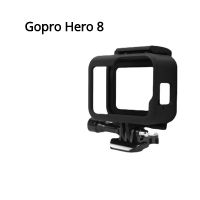 อุปกรณ์เสริม Gopro8กรอบกล้องเพื่อการกีฬาอุปกรณ์เสริม8เคสป้องกันกล้องกันตกสีดำกรอบกันกระแทก Gopro 8