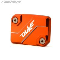 【Popular choice】 OrangeMotorbike CNC เบรคหน้าอ่างเก็บน้ำของเหลวฝาครอบสำหรับ KTM DUKE 125 200 390 Duke